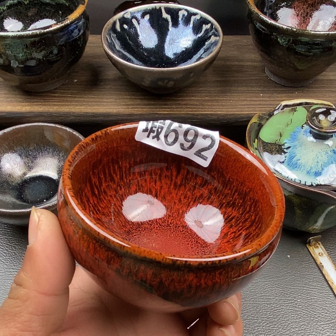 茶盏微瑕建盏主人杯子