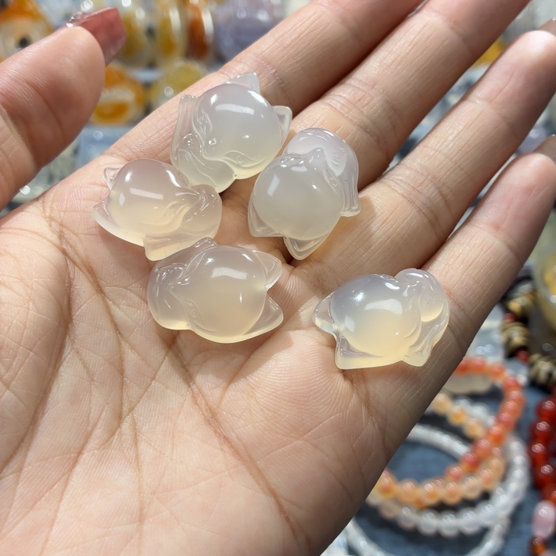 玛瑙/玉髓未镶嵌吊坠(不含链)