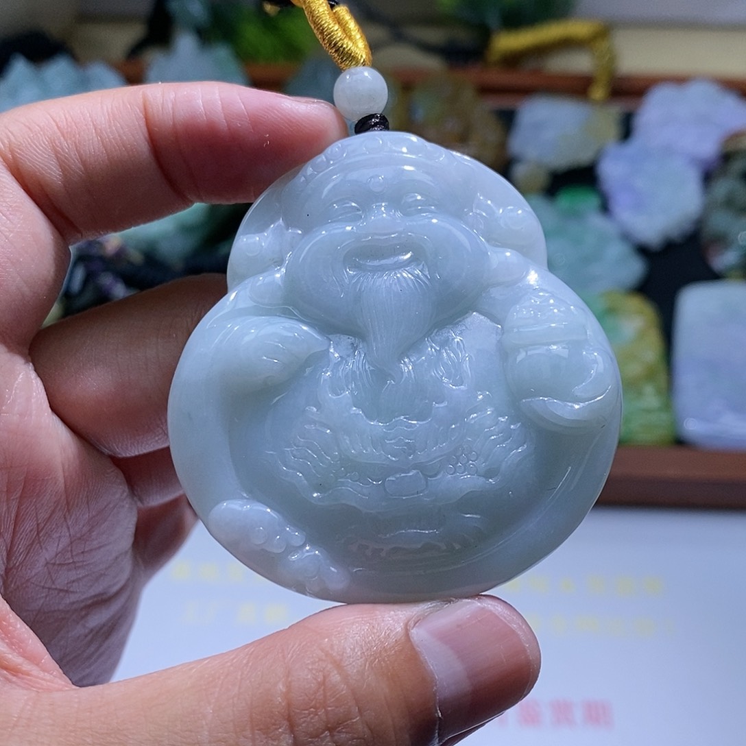 【闪购商品】翡翠颈饰未镶嵌财神
