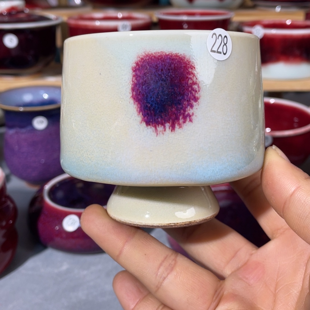 瓷片纯手工制作……微微瑕