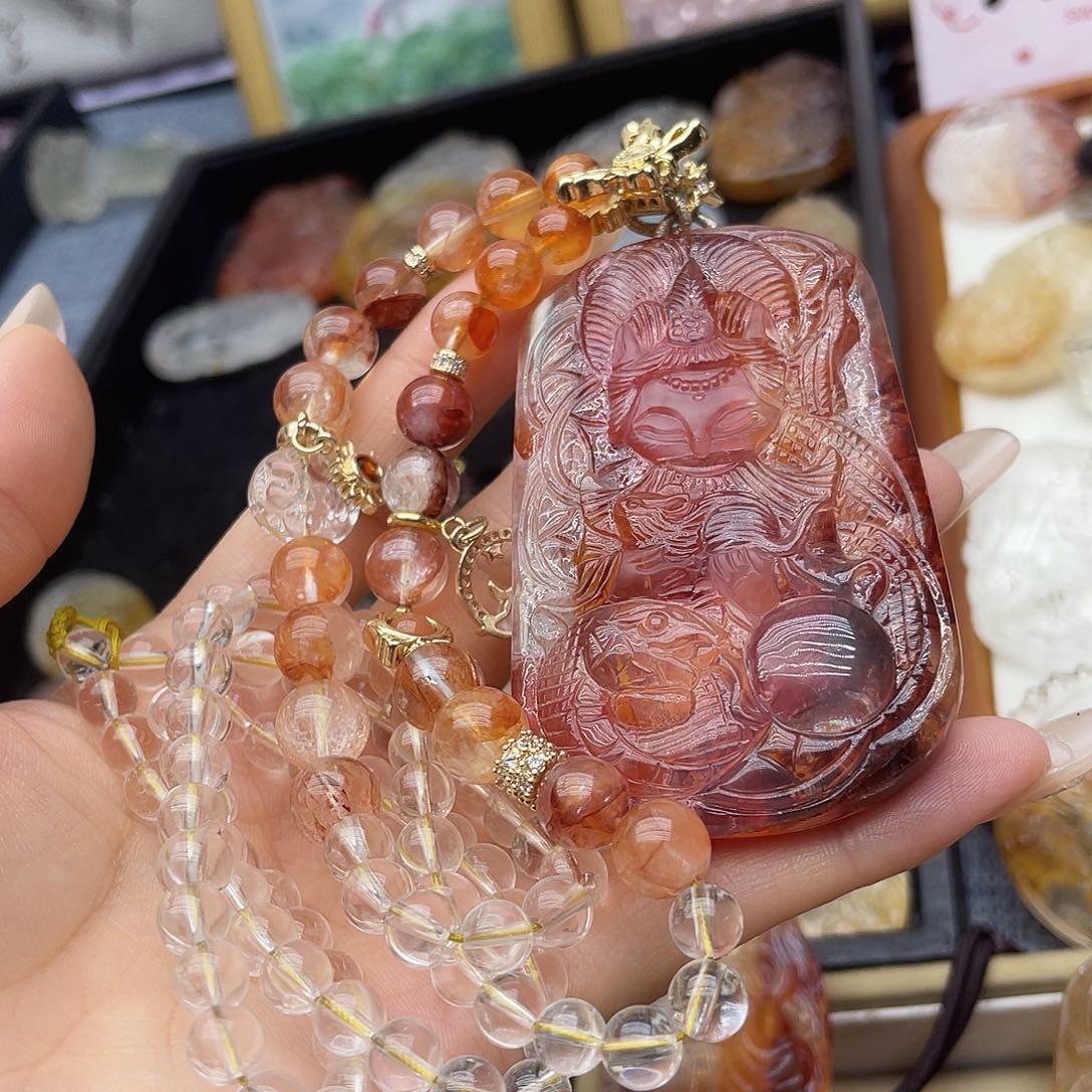 颈饰未镶嵌水晶天然