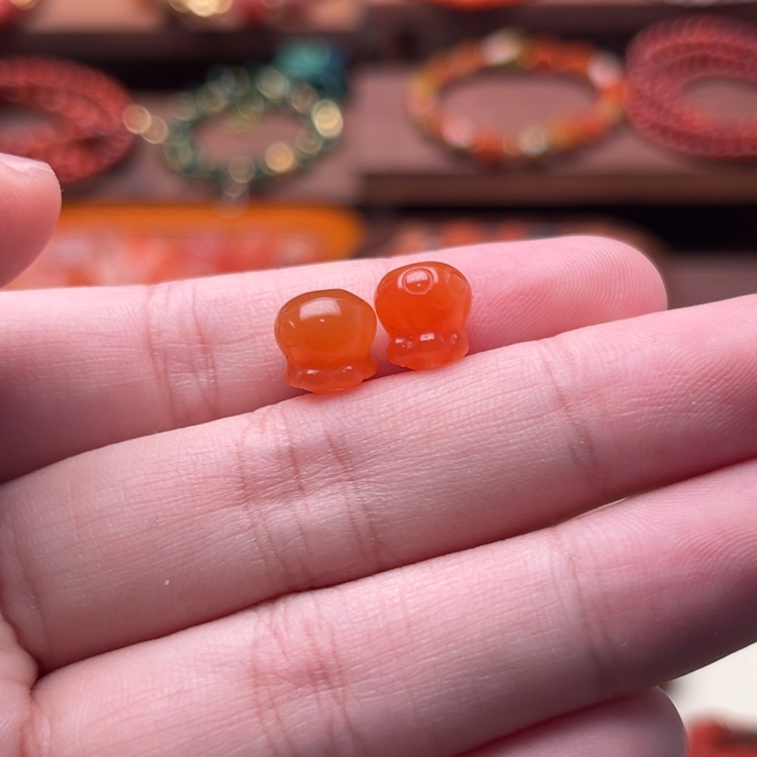 南红玛瑙南红未镶嵌21冰飘小章鱼