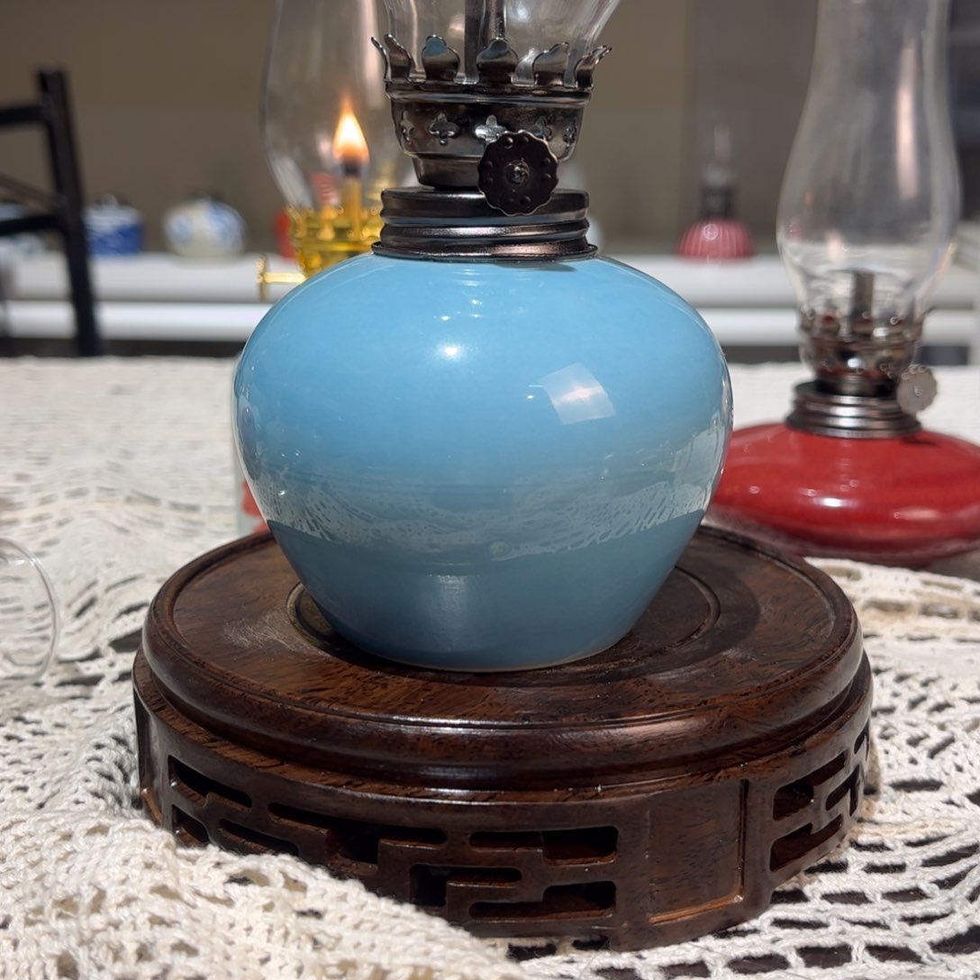 摆件景德镇陶瓷香薰灯