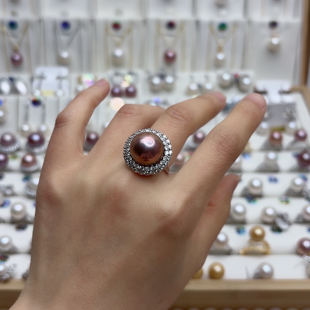 淡水珍珠颈饰合金