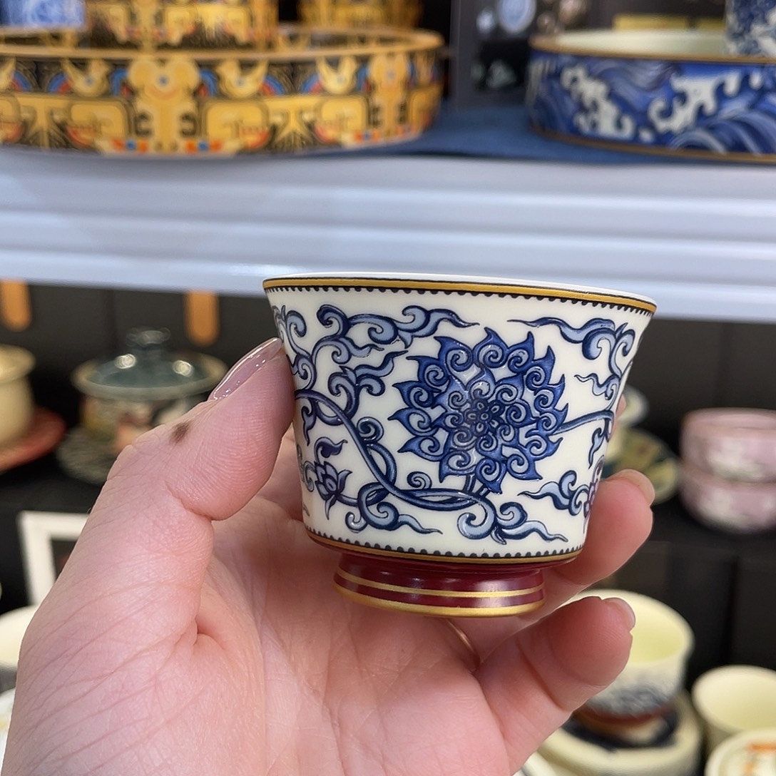 陶景德陶瓷盖碗茶具