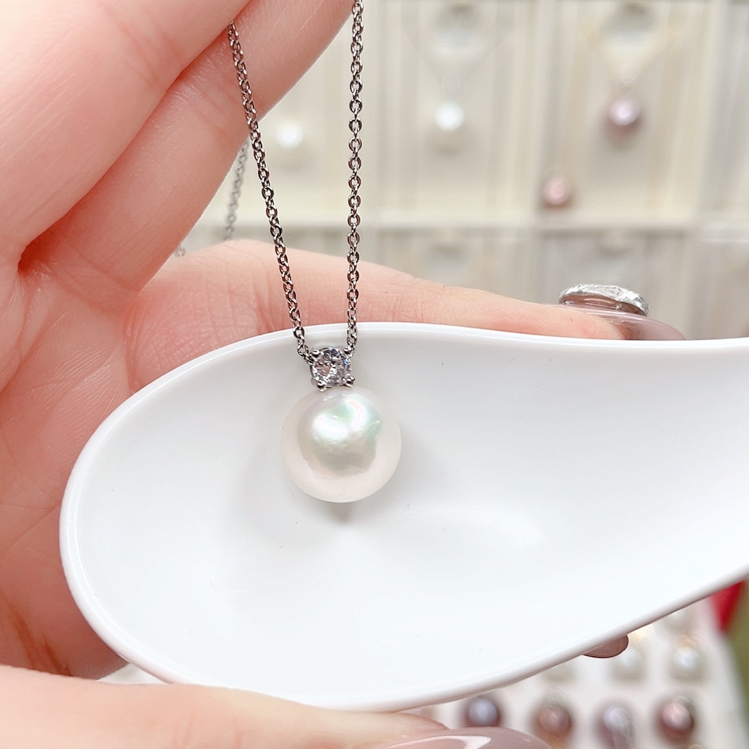 合金吊坠(赠链)淡水珍珠