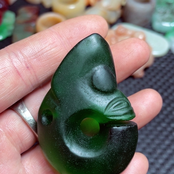 滴血莲花菩提把件