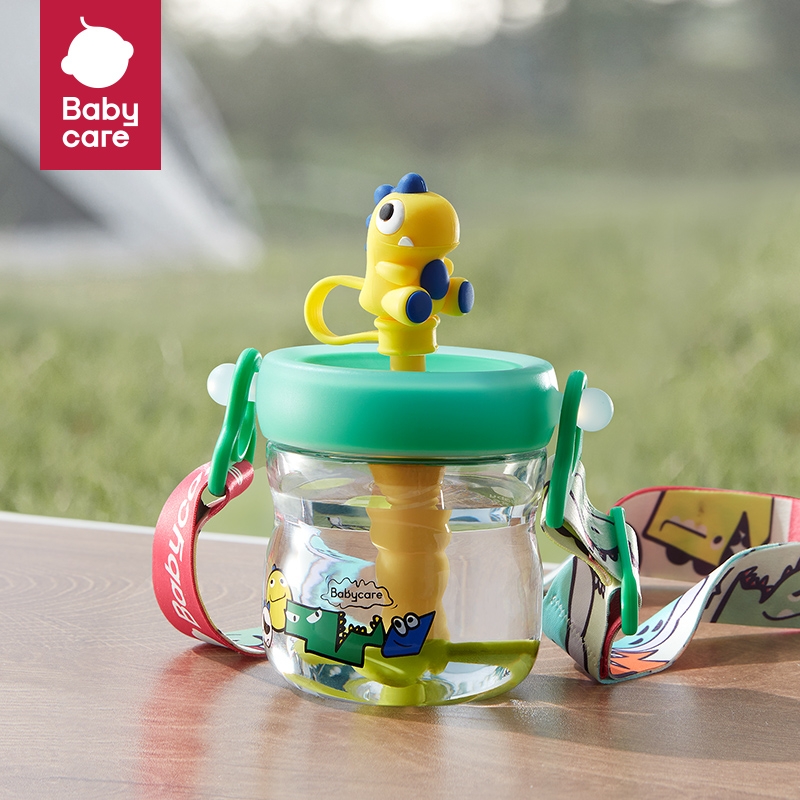 【超级门店福袋】babycare迷你霸王龙吸管学饮杯婴儿宝宝水杯儿童