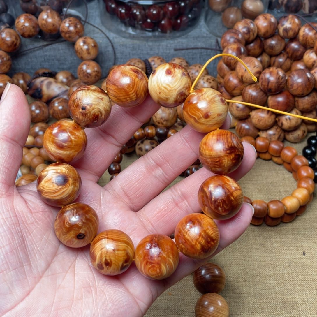 柏木无事牌2.0太行崖柏陈化高油树头瘤疤瑕疵珠