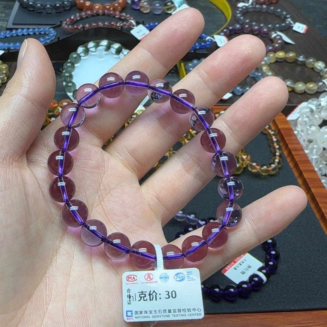 水晶手链未镶嵌手链