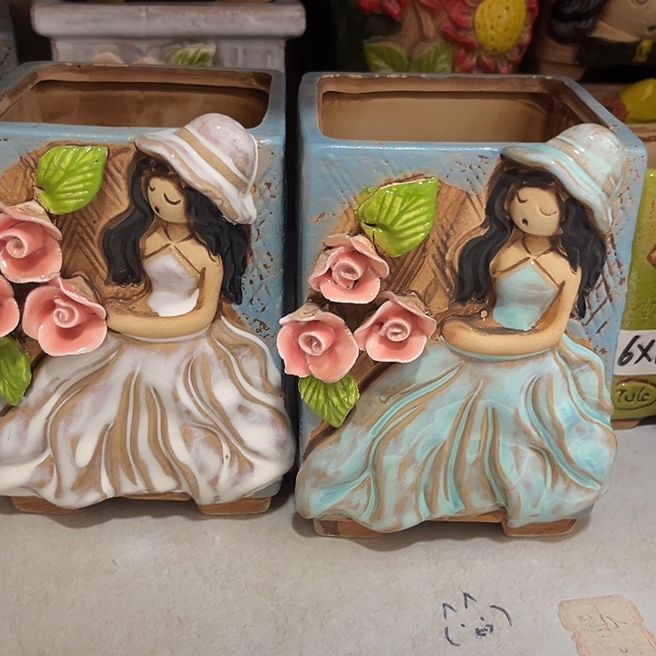 粗陶材质多肉花盆