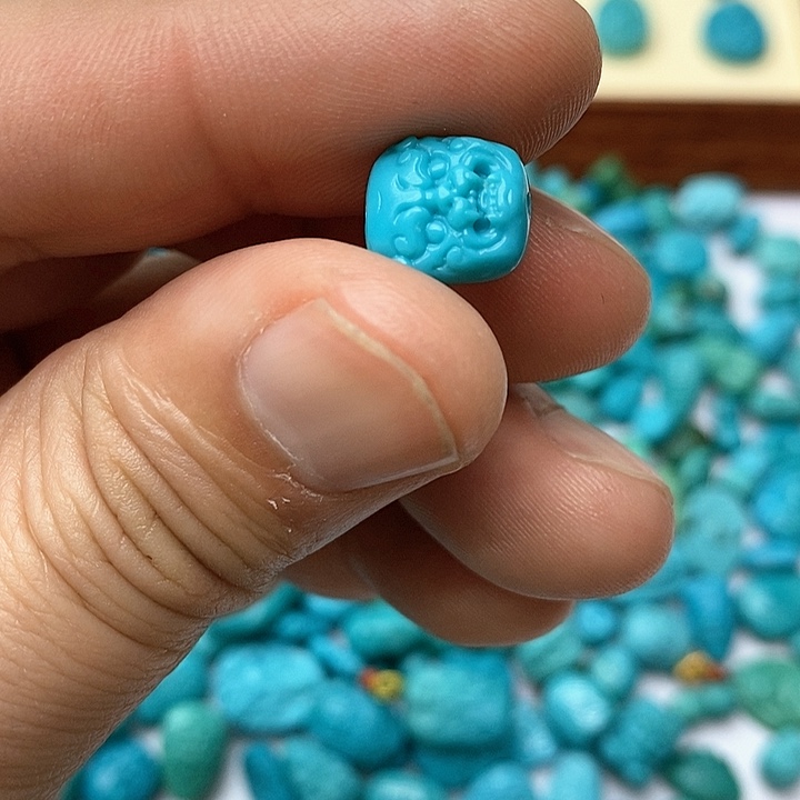 绿松石珠宝奇石未镶嵌