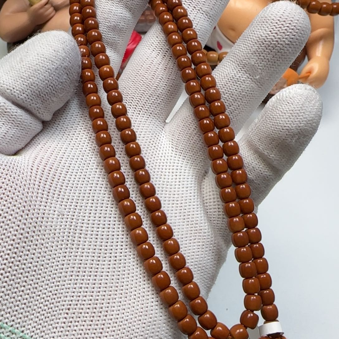 亦***安手串/手链橄榄核老挝核尖脖挂5.2