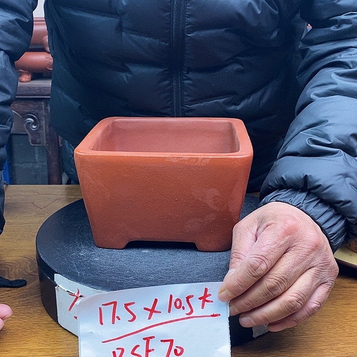 紫砂花盆货号一只SF70