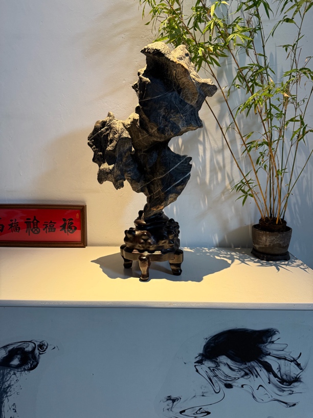 古典精品灵璧石家居装饰 玄关摆放 收藏送礼