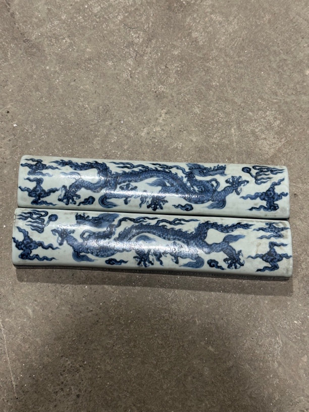 陶瓷纯手工青花镇纸