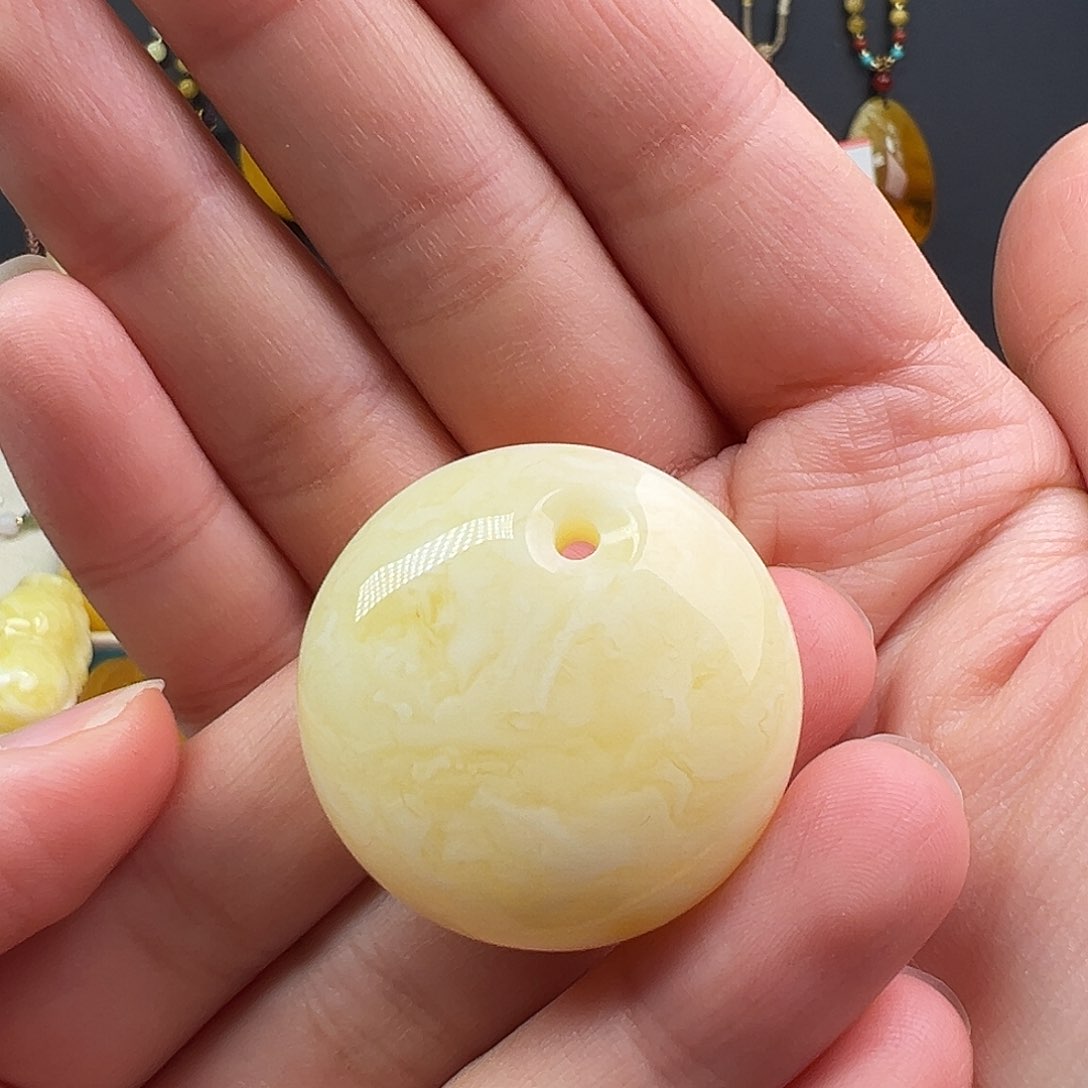 蜜蜡颈饰未镶嵌蜜蜡
