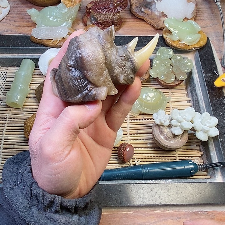 【闪购商品】砖雕金*天然一体雕刻