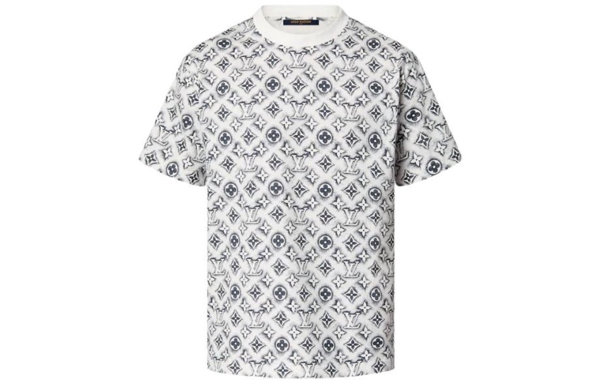 未使用 LouisVuitton/路易威登 GXS2字母Logo印花短袖T恤HPY15W