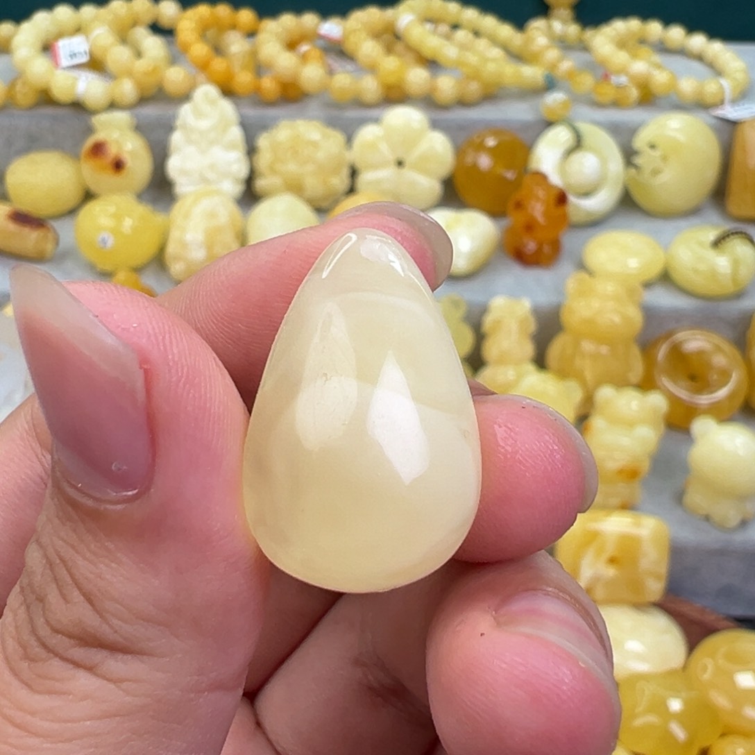 未镶嵌琥珀手链蜜蜡