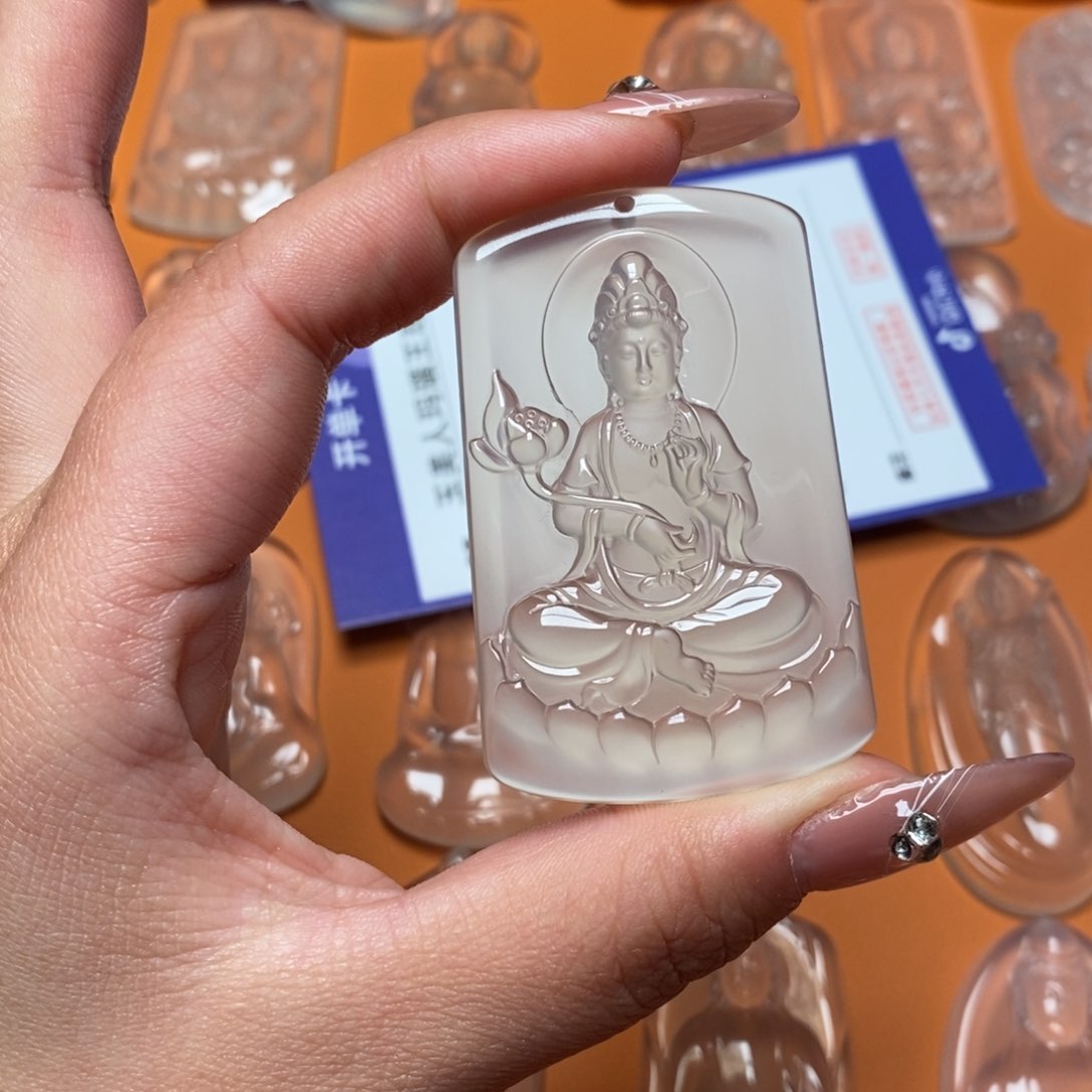 玛瑙/玉髓吊坠未镶嵌用****7