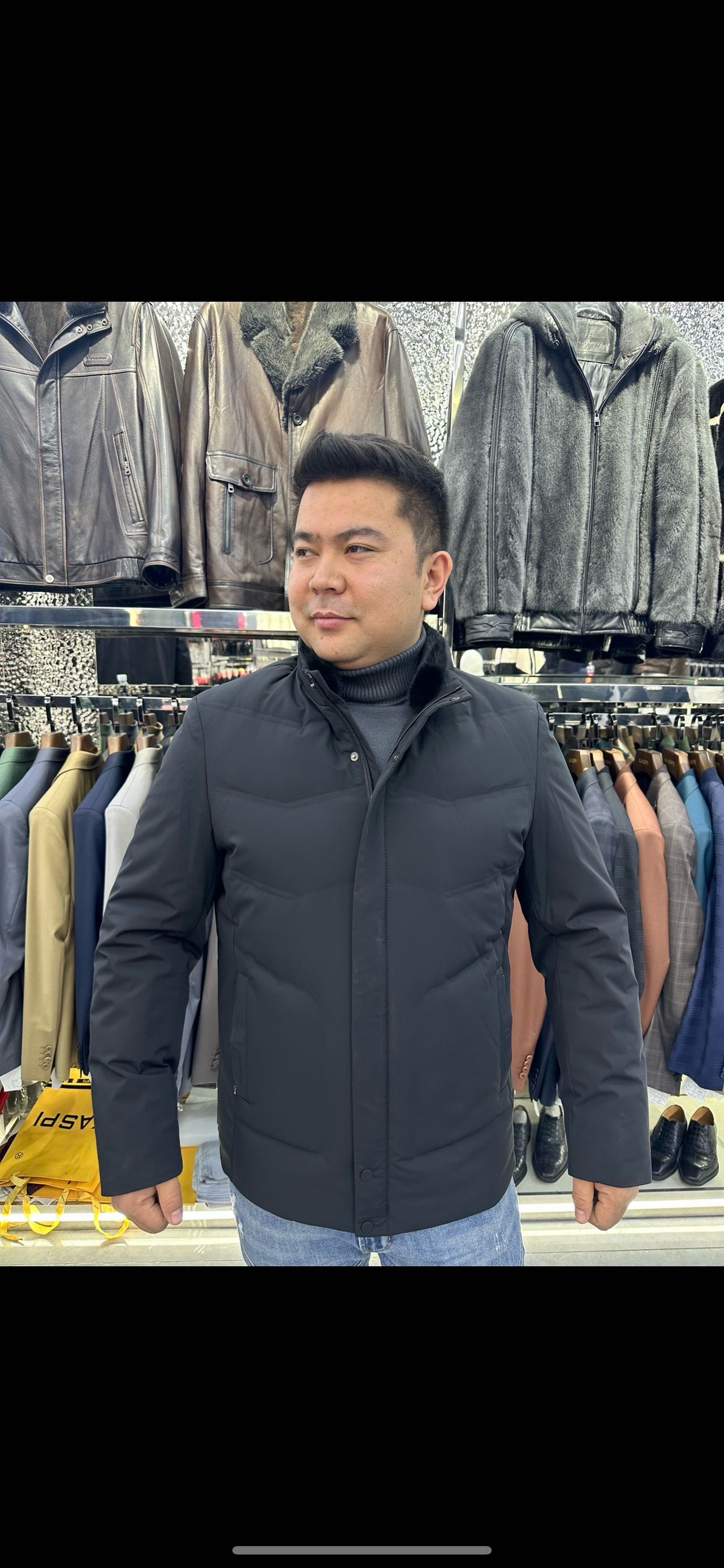 棉衣男士冬季长款2024新款爆款加厚保暖棉服外8858