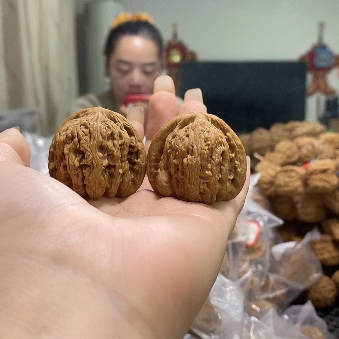 把件文玩核桃37密纹