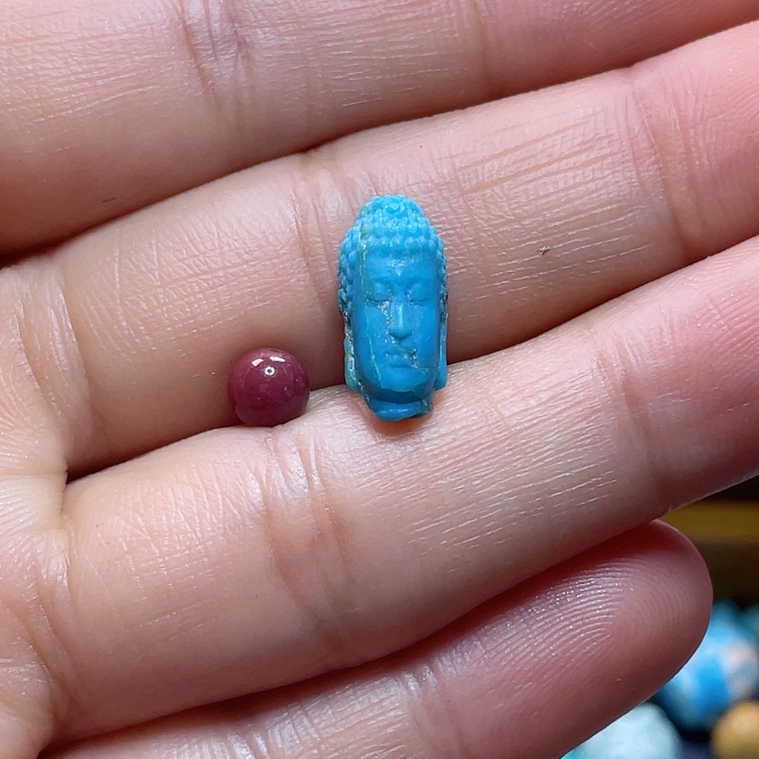 翘***）南红玛瑙未镶嵌配饰