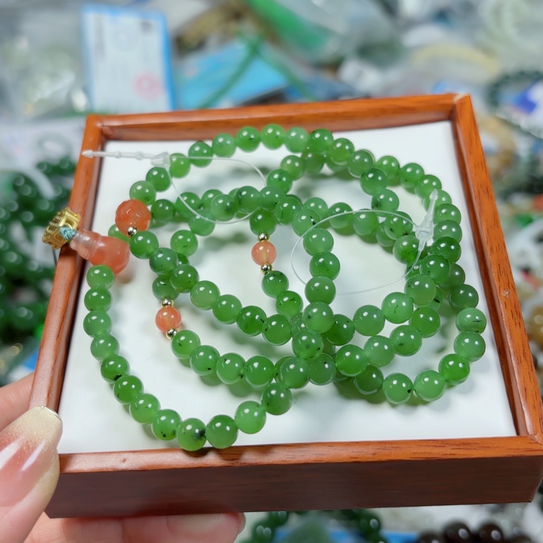 和田玉手链未镶嵌