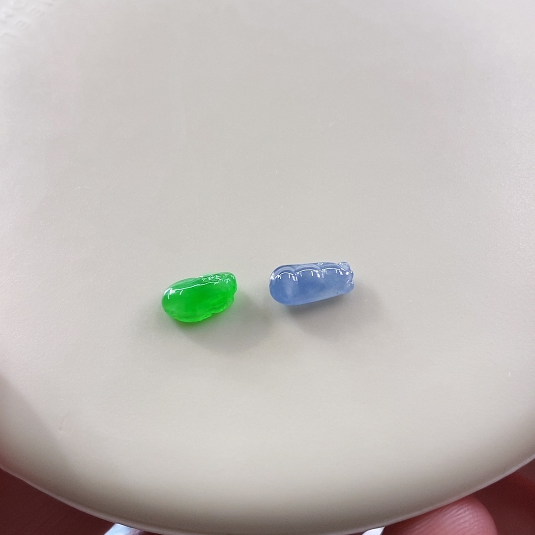 翡翠散珠金蟾葫芦组合