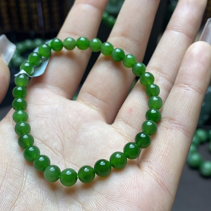 和田玉手串未镶嵌