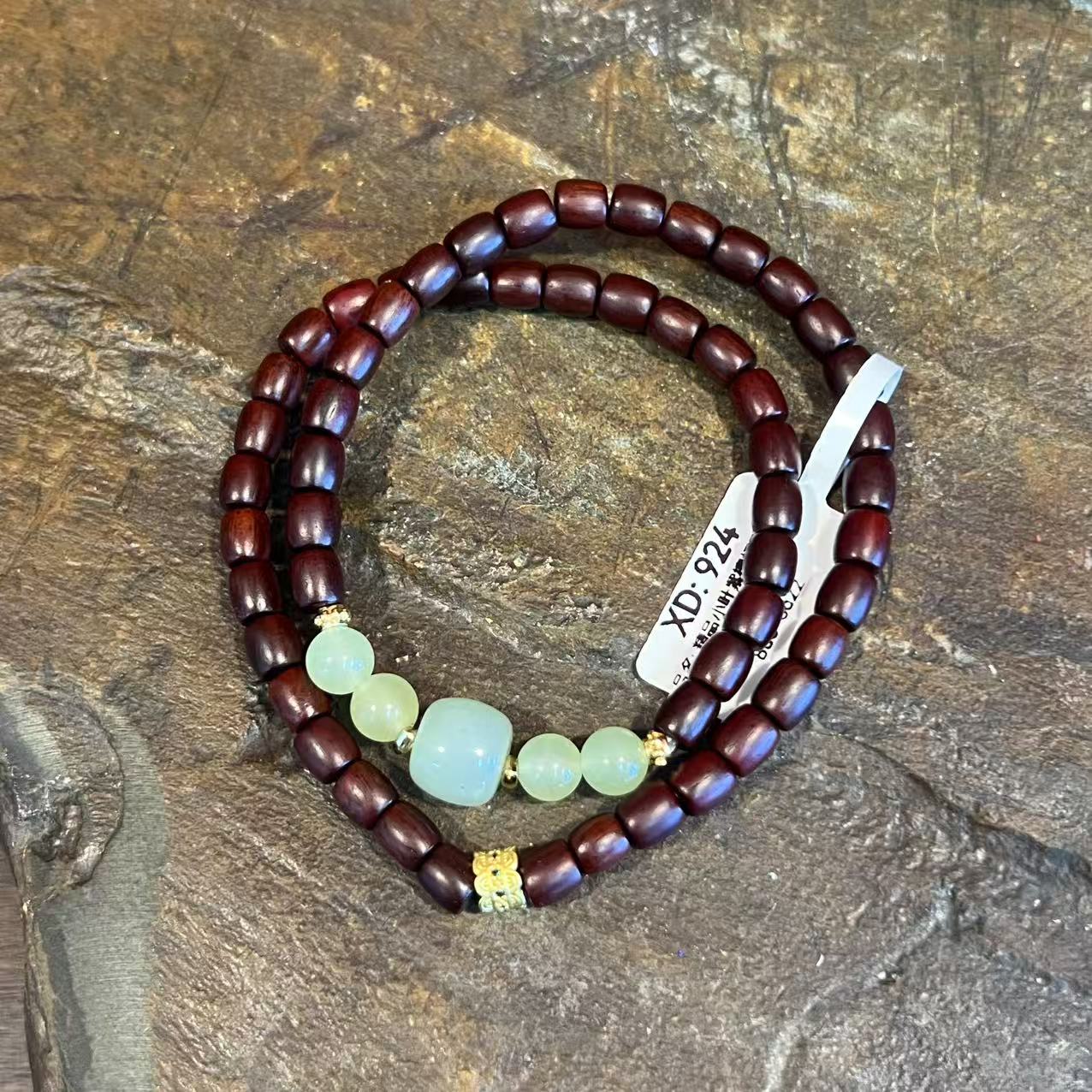 桶珠小叶紫檀5mm手串（礼盒＋证书）924