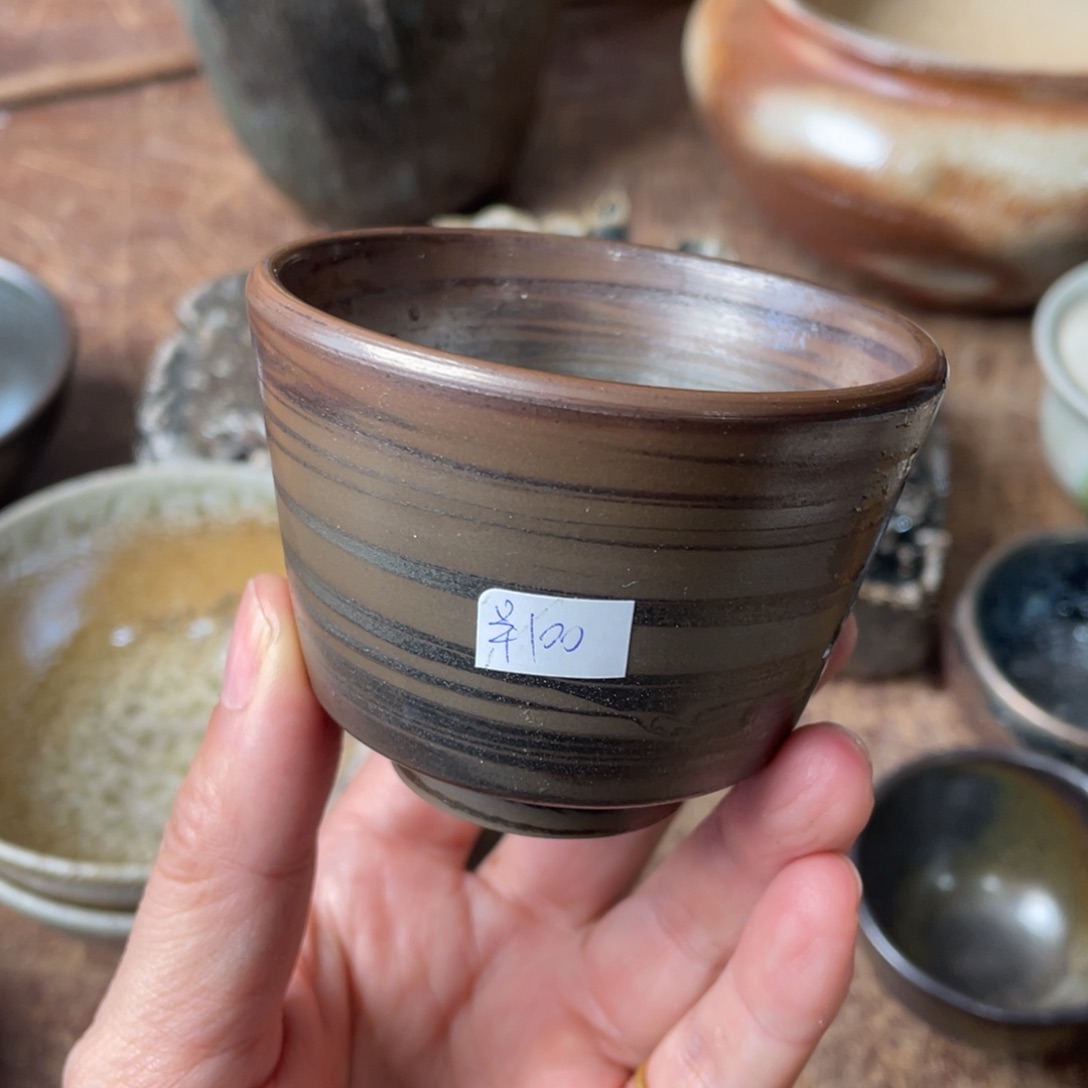 陶浪鬼柴烧鬼小烧杯