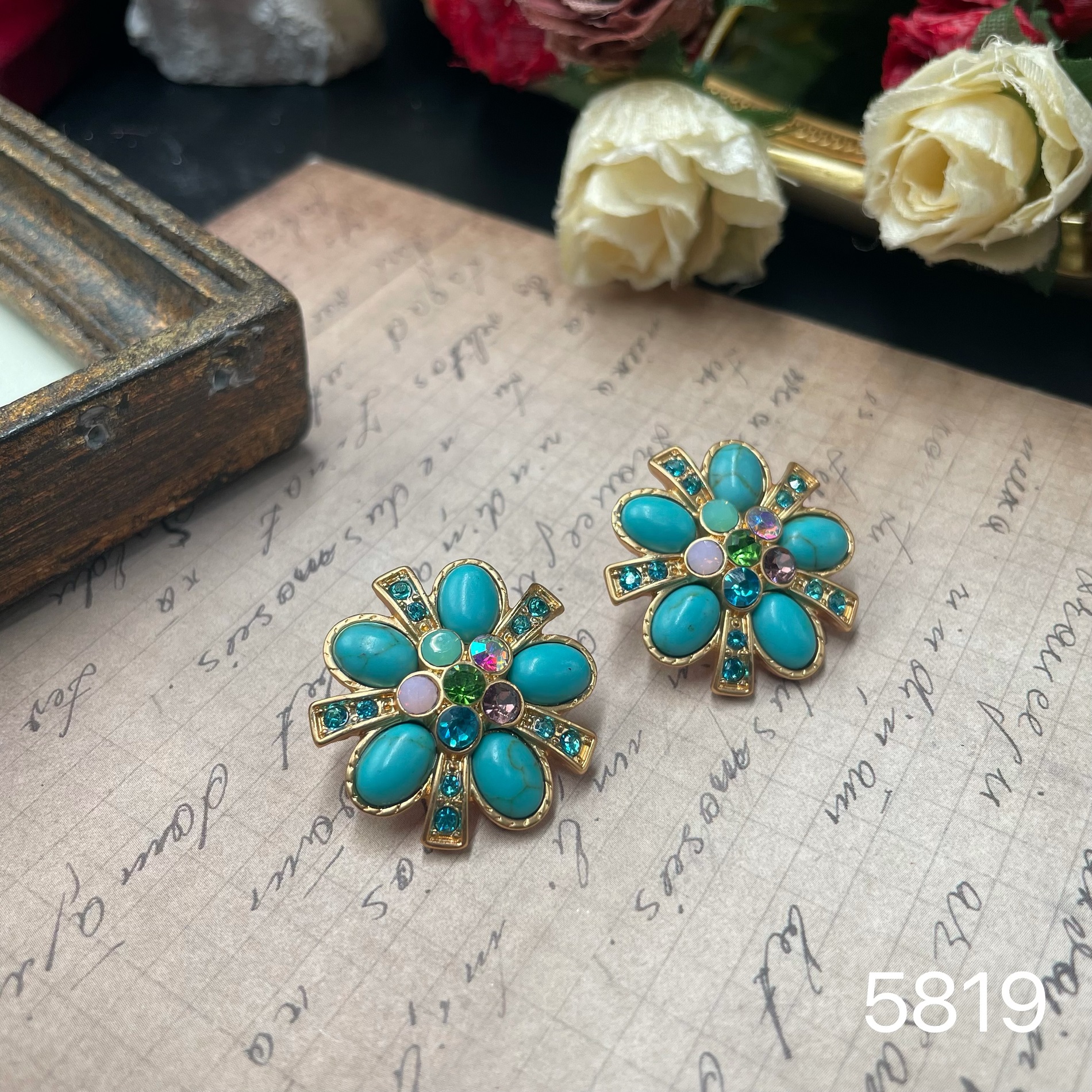 铜合金耳饰 百搭气质典雅精致小巧高级感高颜值耳饰~5819