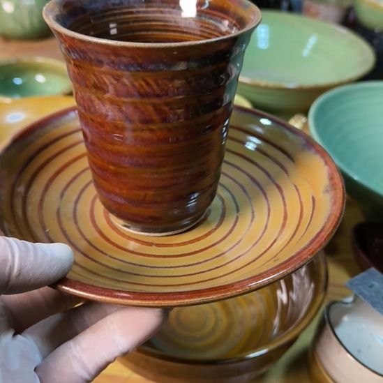 瓷片磁州窑五厂盘碗壶杯有瑕疵