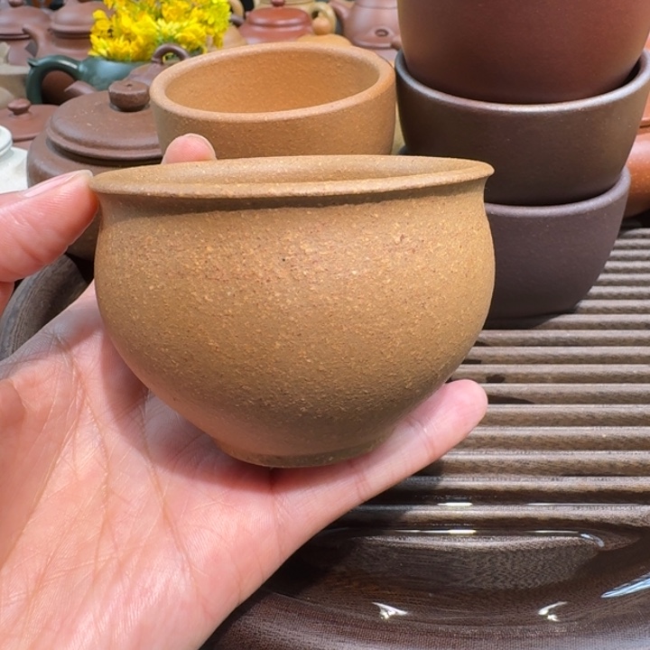 紫砂茶壶葵黄段无添加130瑕