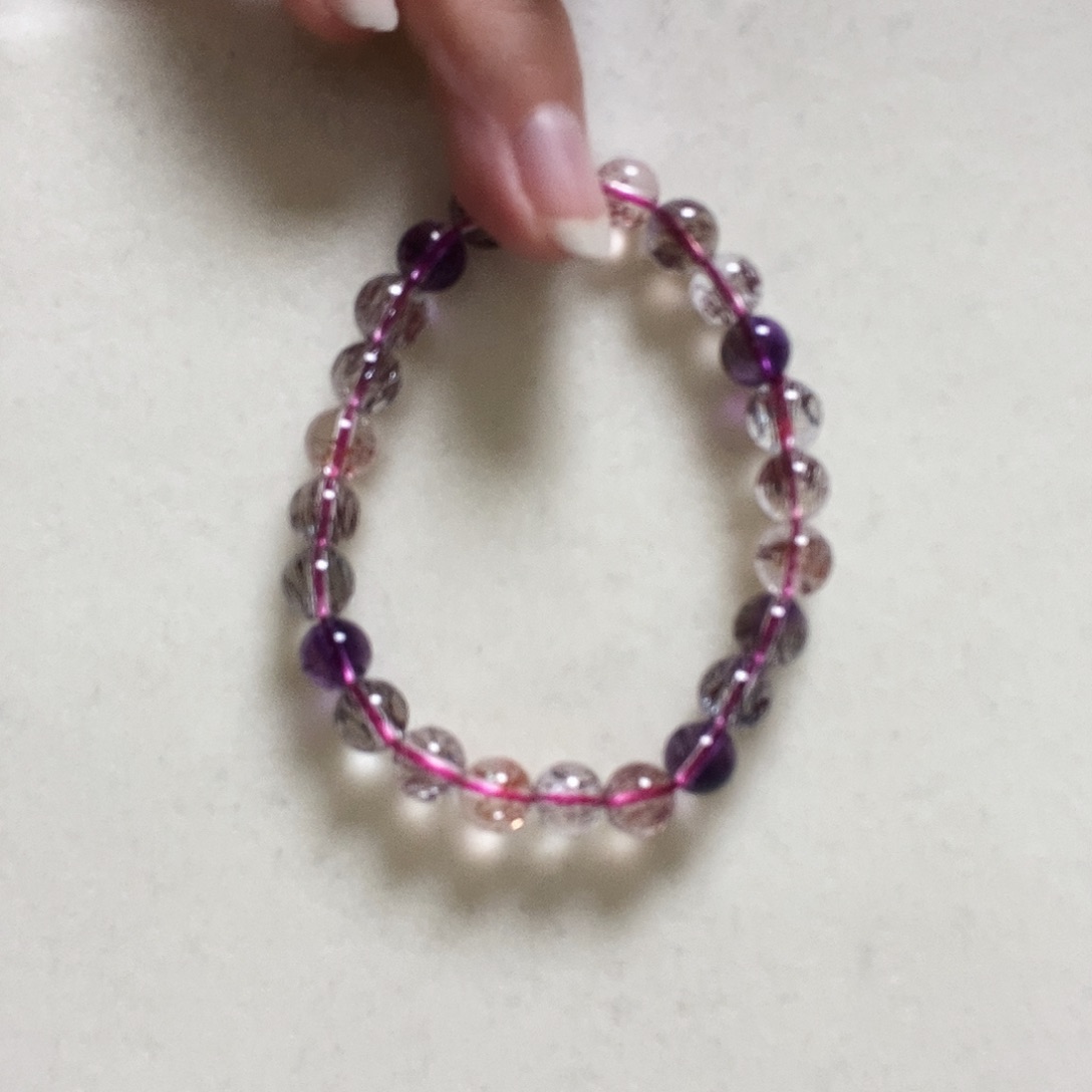 水晶手串未镶嵌小*儿简单