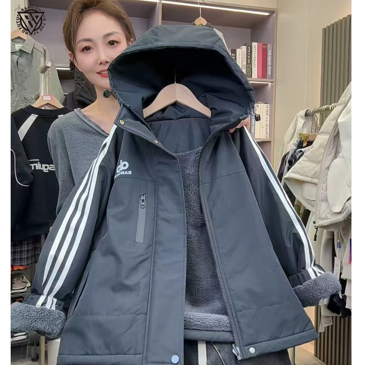 【棒嘟优优】加绒加厚款棉服亲子款姐弟款男女童25冬季棉服089