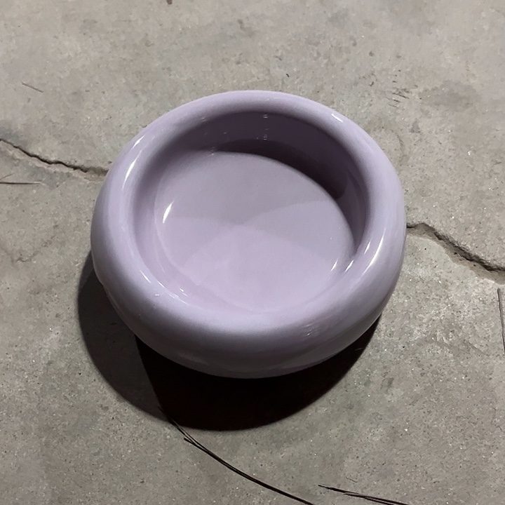 陶陶瓷紫色甜甜圈微瑕