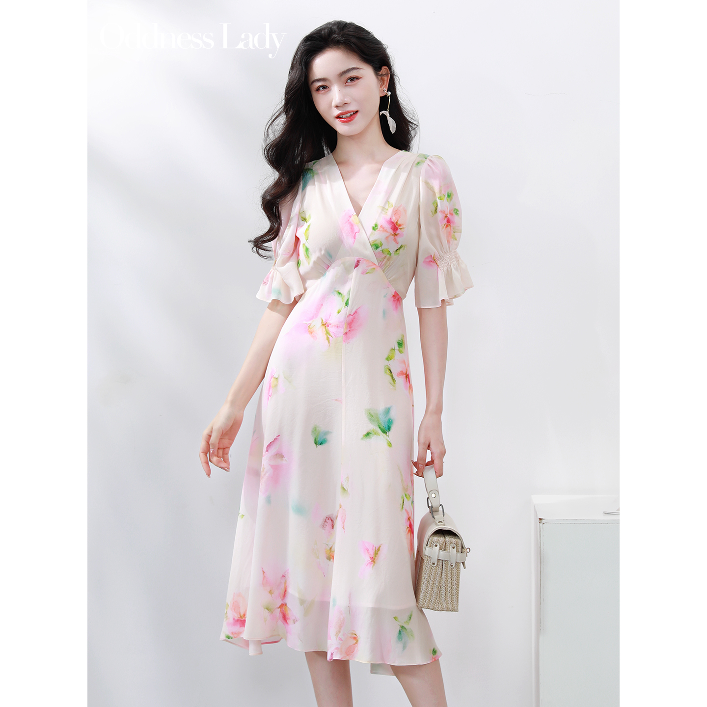 巨好看的夏装连衣裙真丝桑蚕丝2025新款高级感收腰显瘦绝美仙女裙