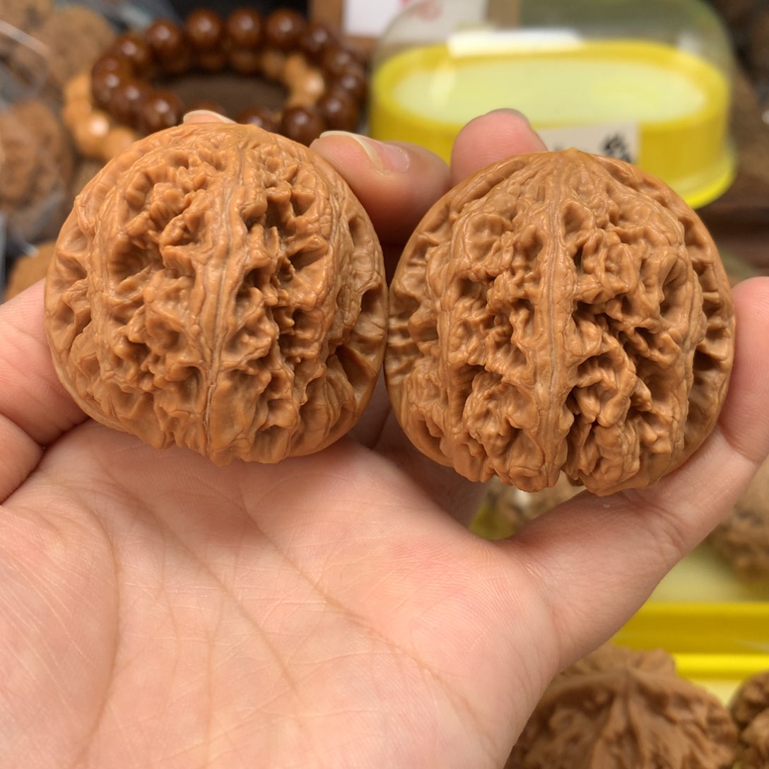 文玩核桃把件44粗筋