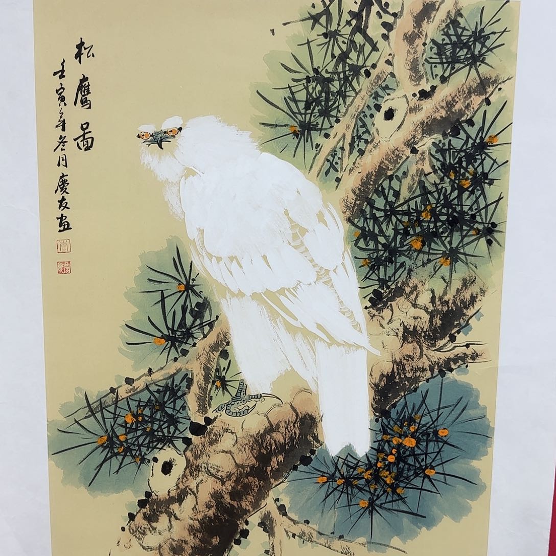 国画精品花鸟系列李老师作品