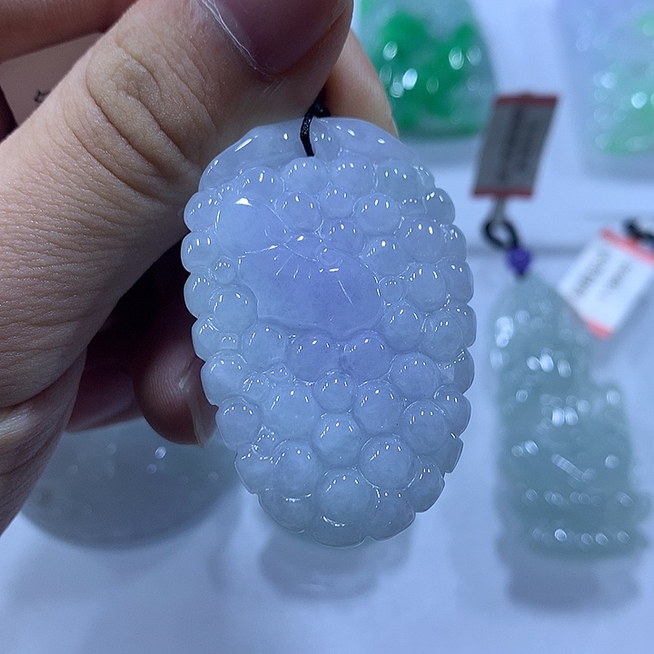 翡翠未镶嵌颈饰天然翡翠A货吊坠