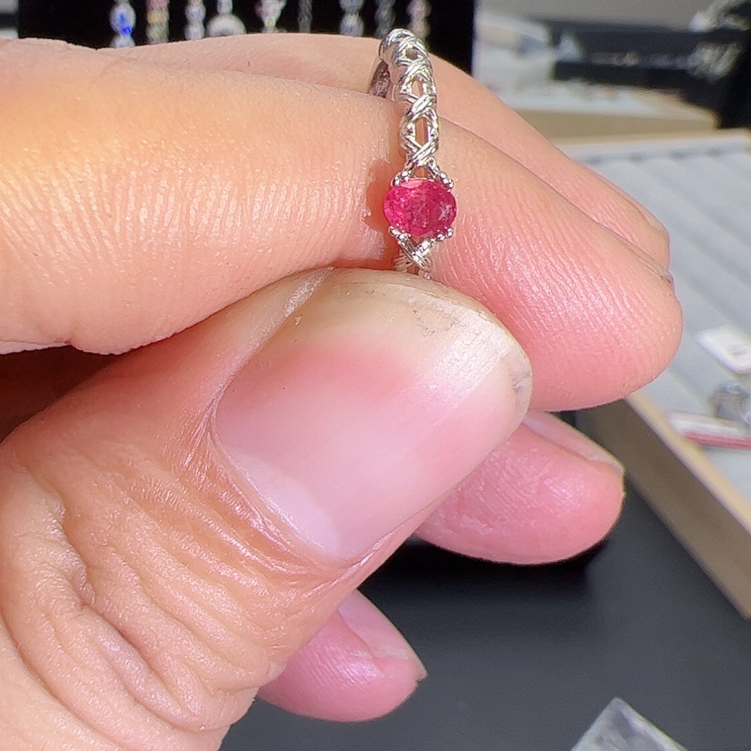 紫晶珠宝半成品银S925镶嵌