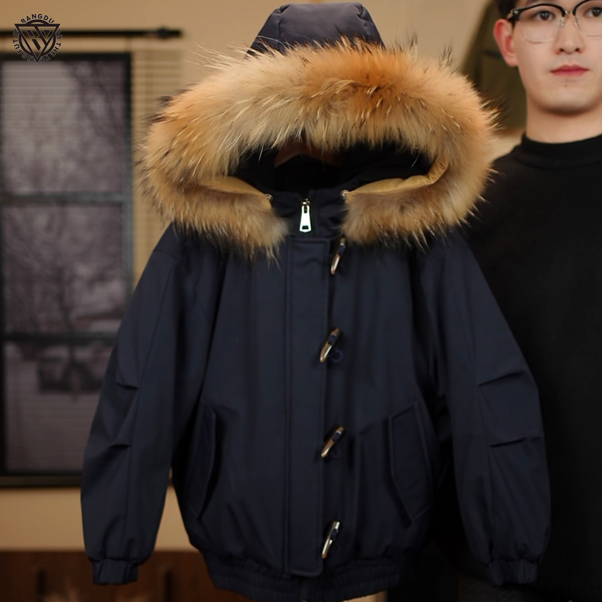 【棒嘟优优】男女童加绒加厚连帽棉服冬季2025洋气毛毛外套134