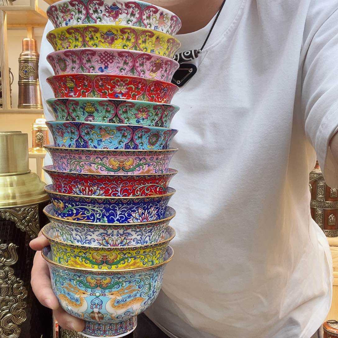 36%以上骨粉骨瓷j一套麋鹿一套新八宝