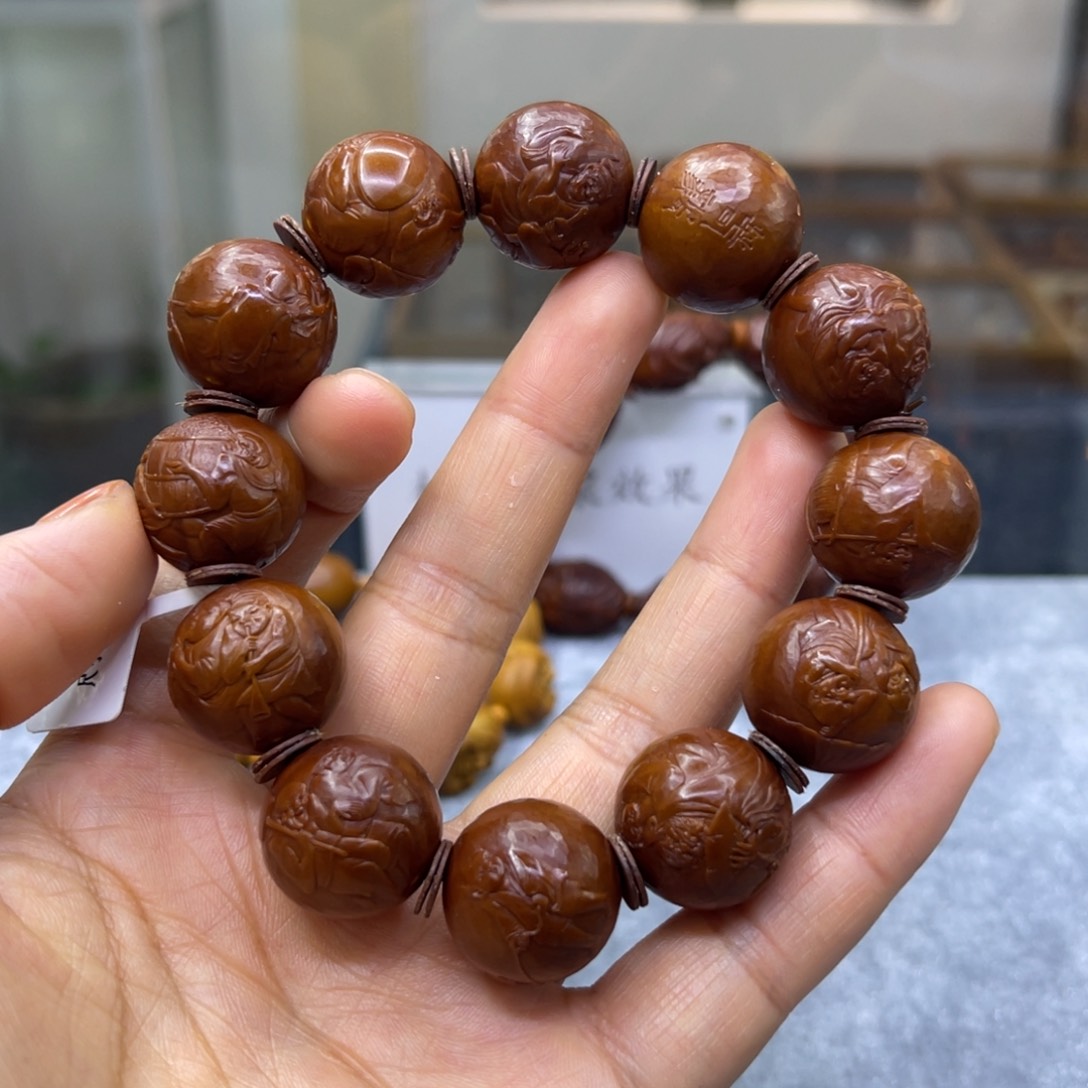 吊坠橄榄核钟馗嫁妹