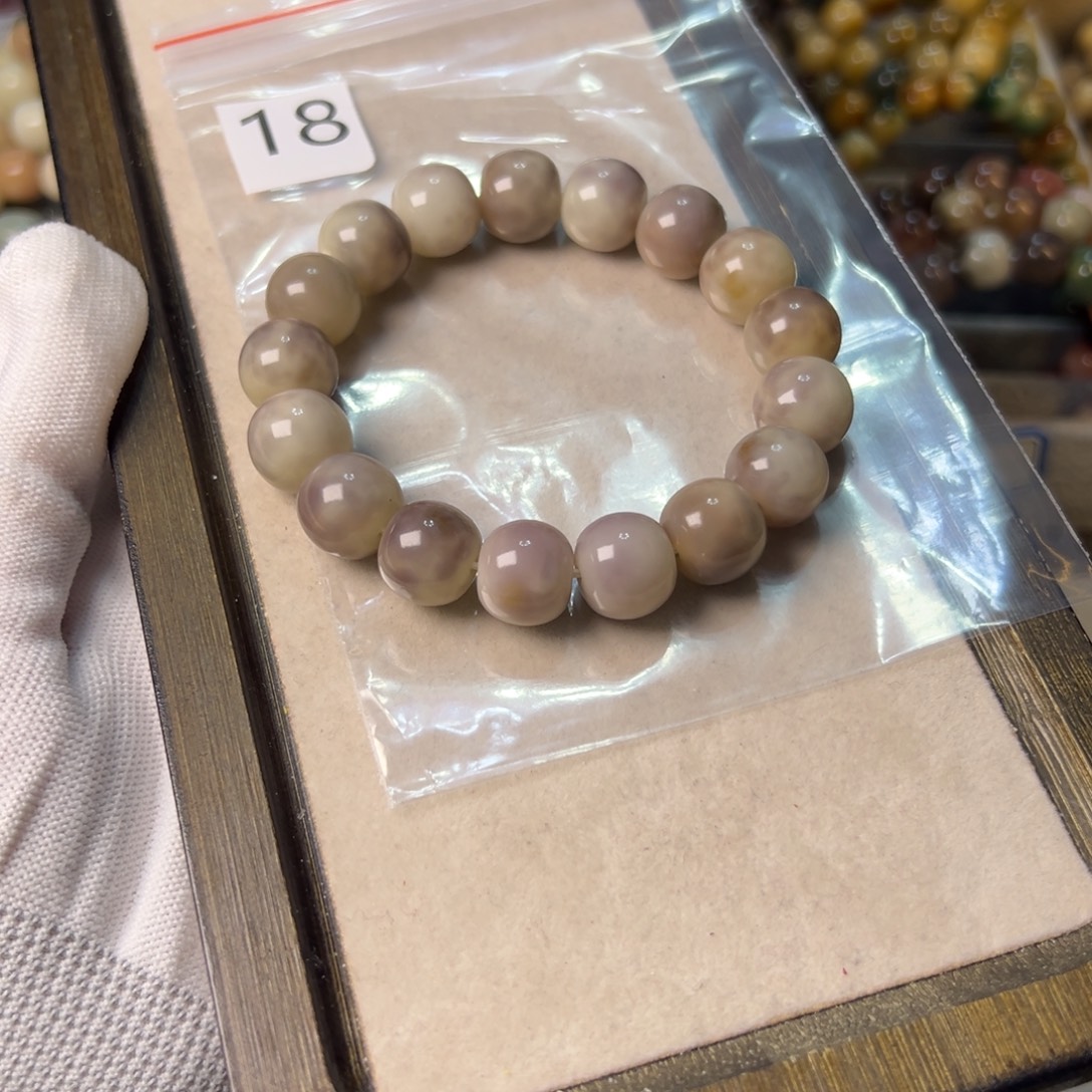 雲***岚菩提根/象牙果手串18号多肉葡萄苹果珠卡14