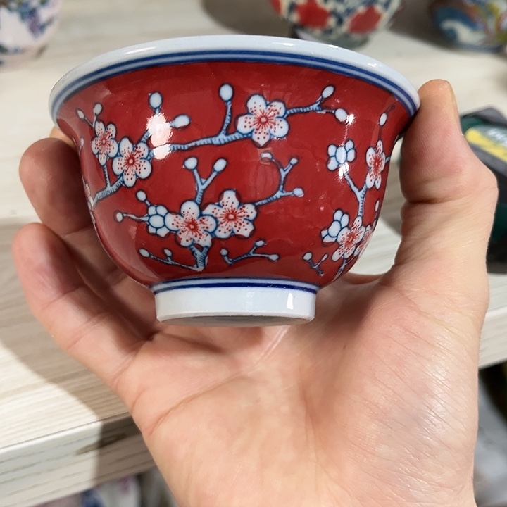 瓷片景德镇陶瓷杯子。