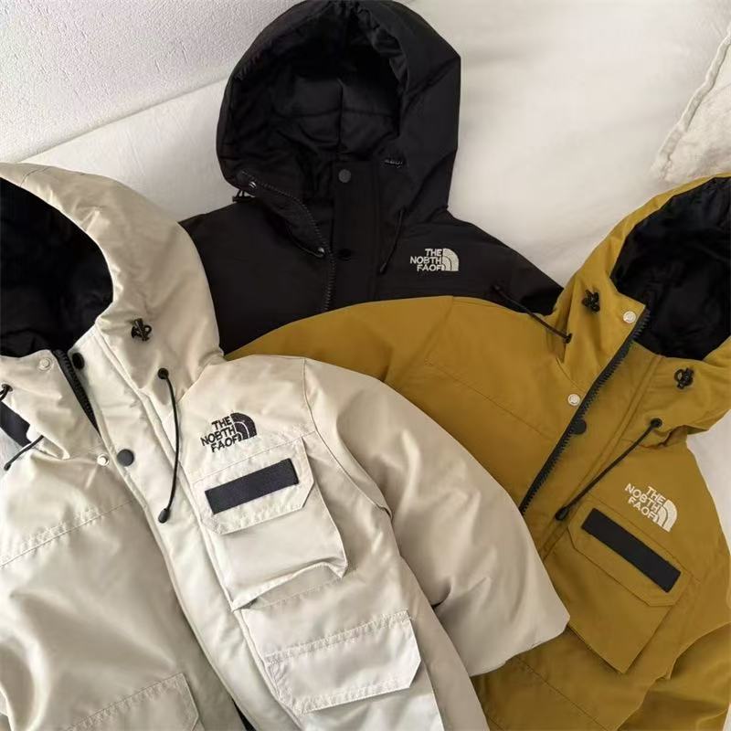 儿童羽绒服2025冬季新品男女童工装羽绒服宝宝刺绣外套70899